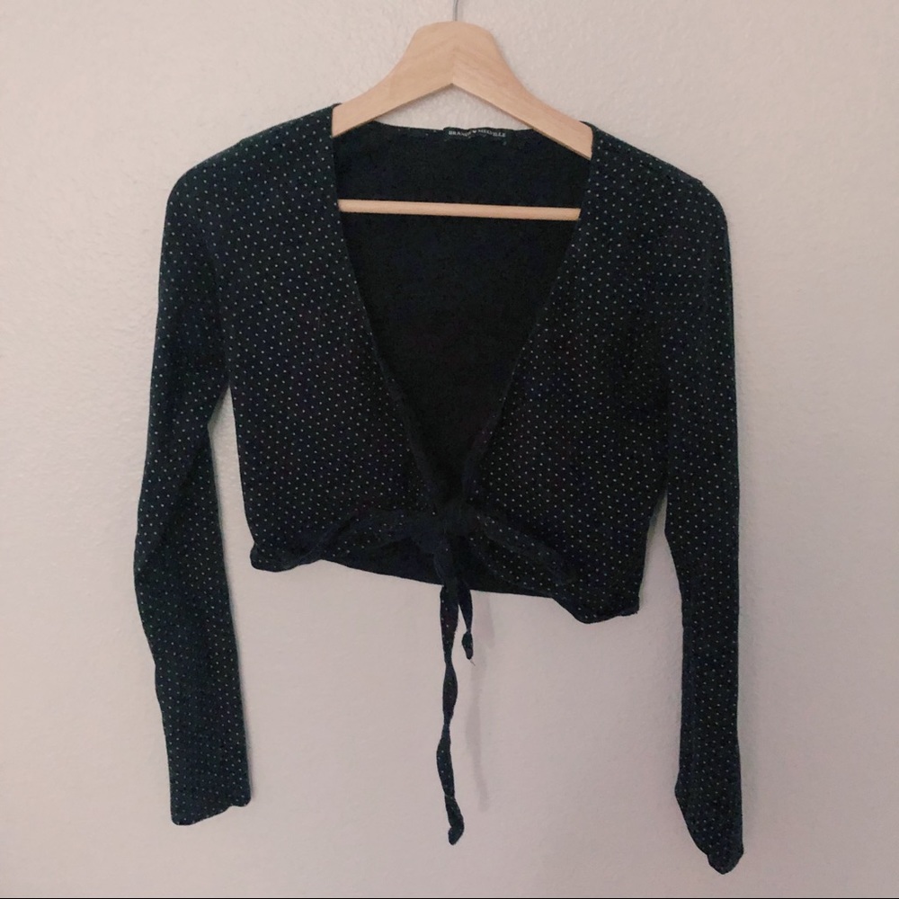 brandy melville wrap top